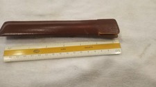 Ancienne règle d'échelle de bruning 1268 avec fourreau en plâtre