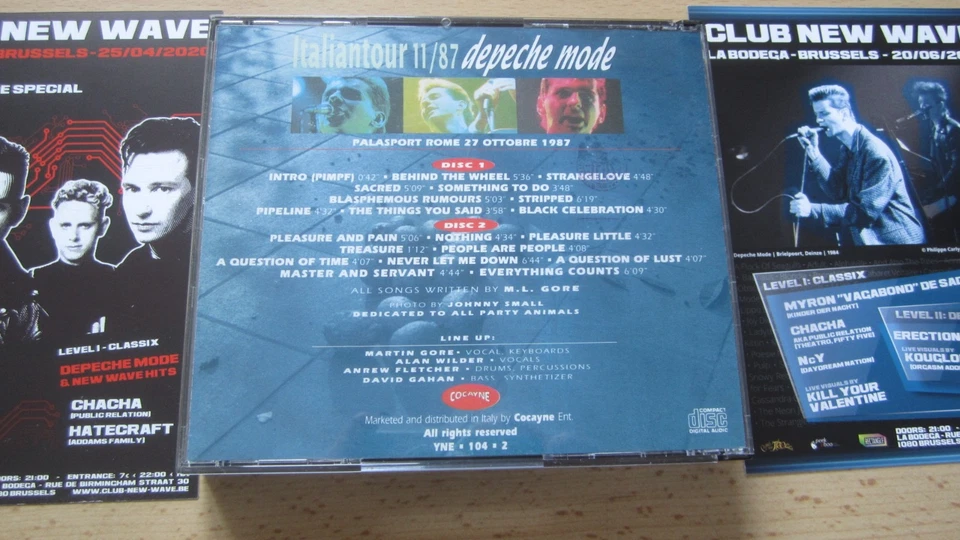DEPECHE MODE Coffret 2xCD Live '87 Music For the Masses Tour + promo flyers RARE - Photo 2/4