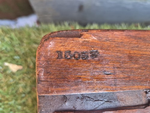 Antique Large Wooden Tabletop Paper Guillotine From Milton Abbey School - Picture 5 of 11