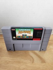 Super Mario All-Stars + Super Mario World SNES Nintendo Game Cartridge TESTED
