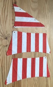 LEGO 6285 Red and White Striped 3 Sails Black Sea Barracuda