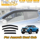 Injection Weather shields Weathershields for VW Amarok NF Dual Cab 2022-Onwards