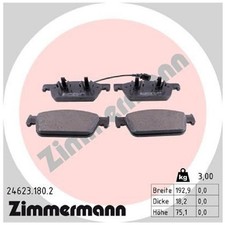 Satz Bremsbeläge Bremsklötze vorne für VW T5 7HM T6 SGF Transporter 7HA | 244