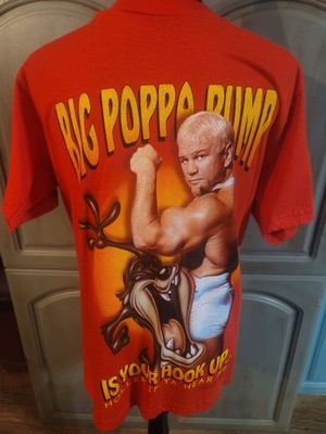 90's WCW NWO Big Poppa Pump Scott Steiner Taz Shirt M WWF WWE AEW
