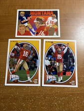 1991 Upper Deck Football Heroes Joe Montana Football Cards - #7,  #8, #9 (of 9)