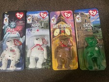 Ty Beanie Baby Collection International Beanie Babies - Brand New Set of 4