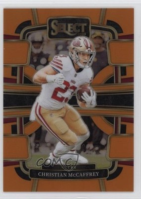 2023 Panini Select Concourse Orange Prizm 47/49 Christian McCaffrey #88 0us8