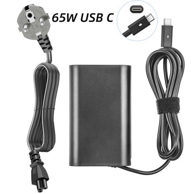 65W USB C Netzteil für Dell Chromebook 11 3100 3100 2 in 1 3110 2 in 1 5190 3380