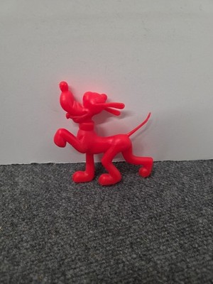 MARX Vintage 1971 Louis Disney Red Pluto 5  Plastic Figure figurine mickey's dog