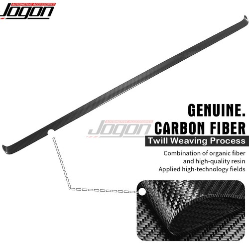 Glossy Carbon Center Console Dashboard Panel Stripe Trim For Tesla Model 3 2024+ - Picture 7 of 13