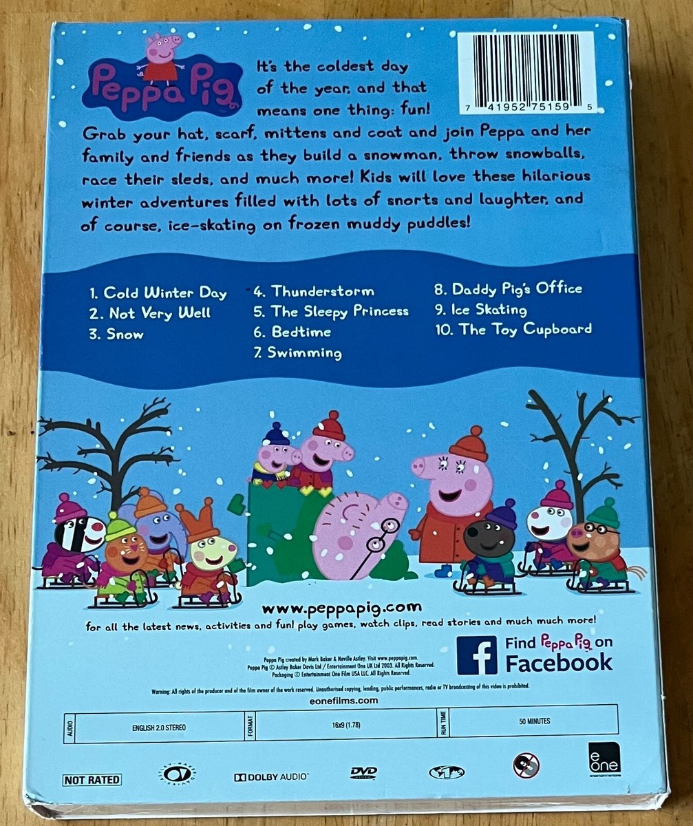 Peppa Pig Cold Winter Day - DVD (New/Unopened) 741952751595| eBay Peppa Pig Cold Winter Day - DVD (New/Unopened) 741952751595| eBay