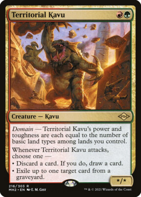 MTG Territorial Kavu  - Modern Horizons 2 #216