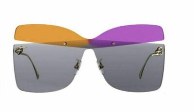 Fendi FF 0399/S 001B/9O Beige Violet Sunglasses | eBay