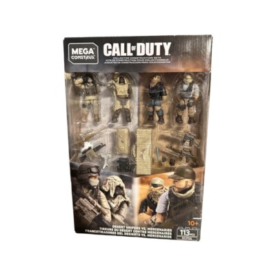 MEGA Construx Call of Duty Desert Snipers vs Mercenaries 4 Figures New 113 PC