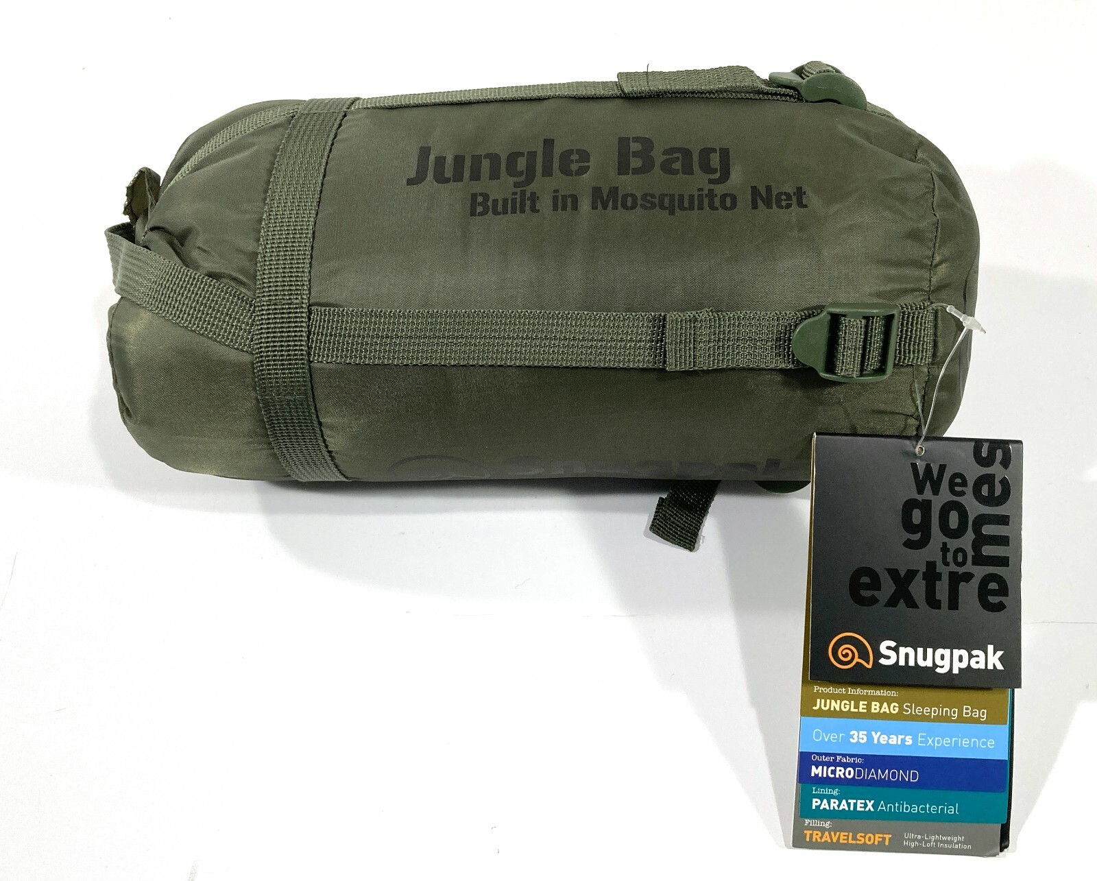 Snugpak Jungle Camping Survival Mosquito Net Warm Sleeping Bag Olive Rh For Sale Online