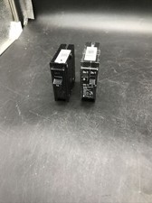 Lot Of Two Eaton Cutler Hammer 1 Pole Circuit Breakers. Pre Owned Free Shipping