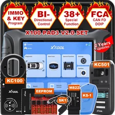 XTOOL X100PAD3 KC501 KS-1 SK1 IMMO Key Programmer Auto Diagnostic OBD2 Scanner