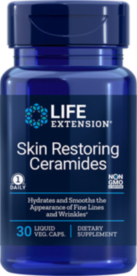 TAKE OFF $58 NOW 10 PACK SALE Life Extension Skin Restoring Ceramides 30 veg cap