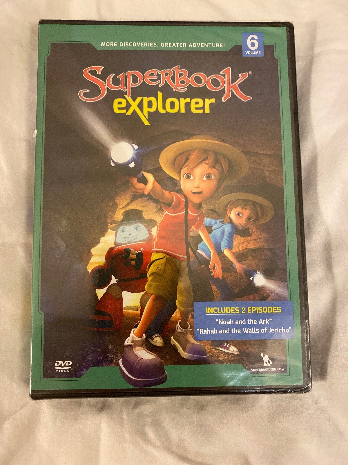 SuperBook Explorer Volume 6 (DVD, 2016) Noah Ark + Wall of Jericho