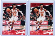 (2)2020-21 Chronicles Cam Reddish Prestige Rookie LotRed #d /149 & Blue Parallel