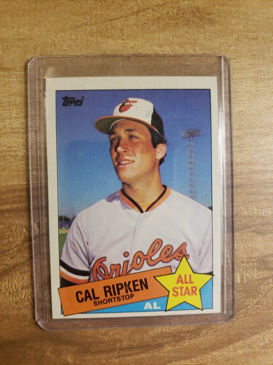 1985 Topps AL All Star. #704 Cal Ripken. Super Rare Error. See 