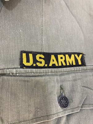 【vintage】40'sU.S. ARMY M-43 HBT13Star Vintage 40's U.S. Army M-43 HBT 13-Star Patched Jacket