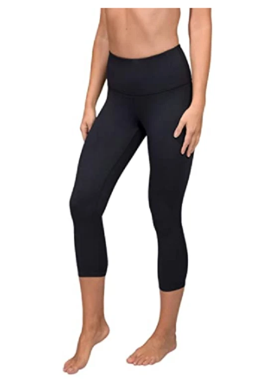 NEW Velocity Women's High Waist Tummy Control Capri Legging Size