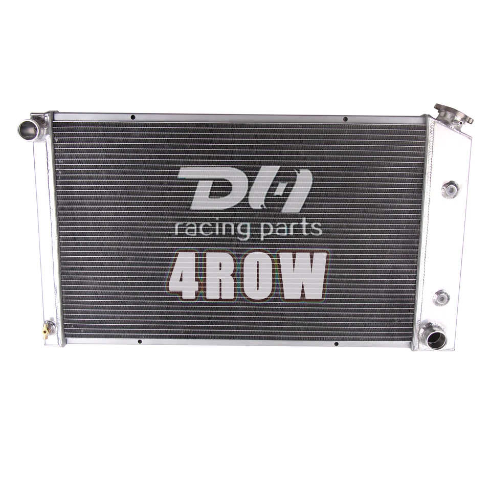 Radiador de aluminio de 4 filas para Pontiac Firebird 1970-81 Trans Am Esprit 6,6 4,9 L V8 Foto 4 de 4