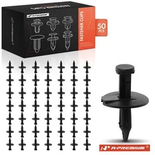A-Premium 50x 7.9375mm Nylon Black Splash Shield Fascia Clips Fastener for Ford