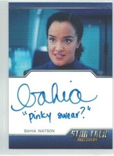 Star Trek Discovery Temporada 2 Autógrafo Inscripción Bahia Watson Pinky Swear