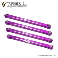 Losi MINI LMT Treal Machined Aluminum Upper 4-Link Set - PURPLE
