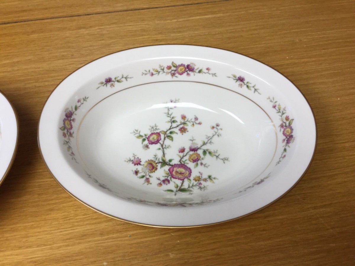 2 Noritake 7151 ASIAN SONG 10” Oval Serving Bowls ~ Excellent | eBay