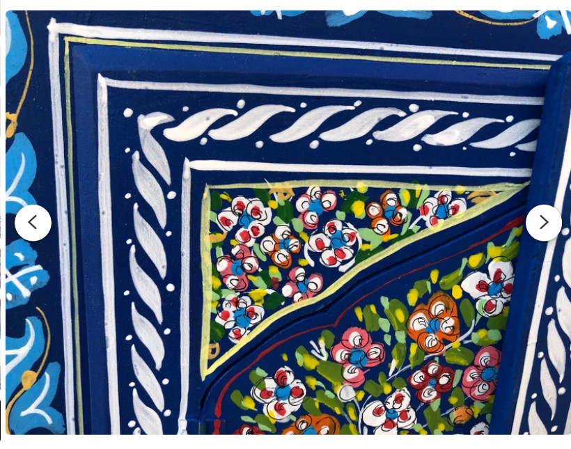 Mirror Beautiful Handmade Moroccan Mirror Wall Decor Home Eye Wood Art Frame 