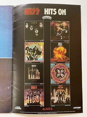 KISS 1977 & 1978 Love Gun / ALIVE 2 World Tour Book / Program | eBay