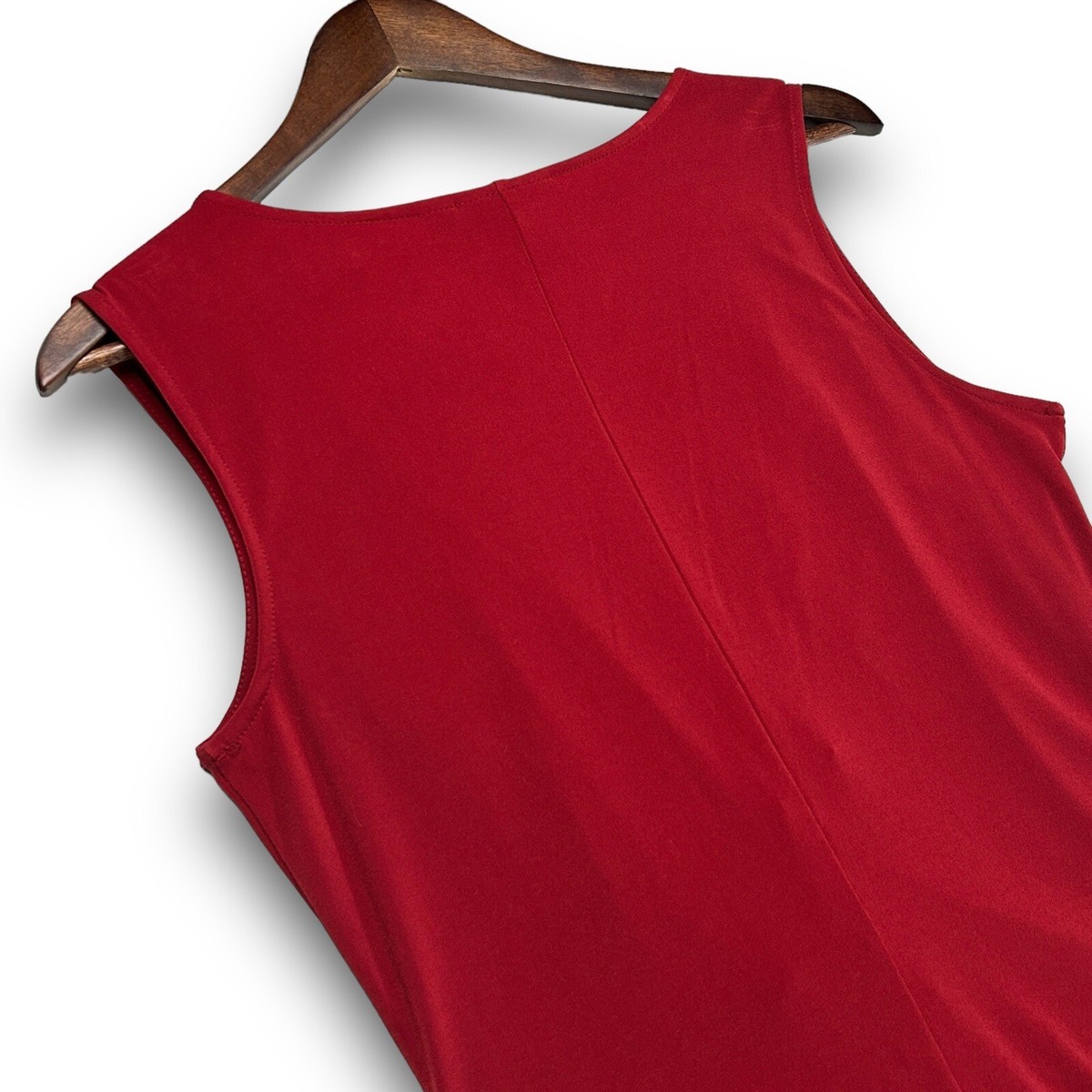 SIMPLY VERA VERA WANG Red Criss Cross Dress Draped Knee SIMPLY VERA VERA WANG Red Criss Cross Dress Draped Knee