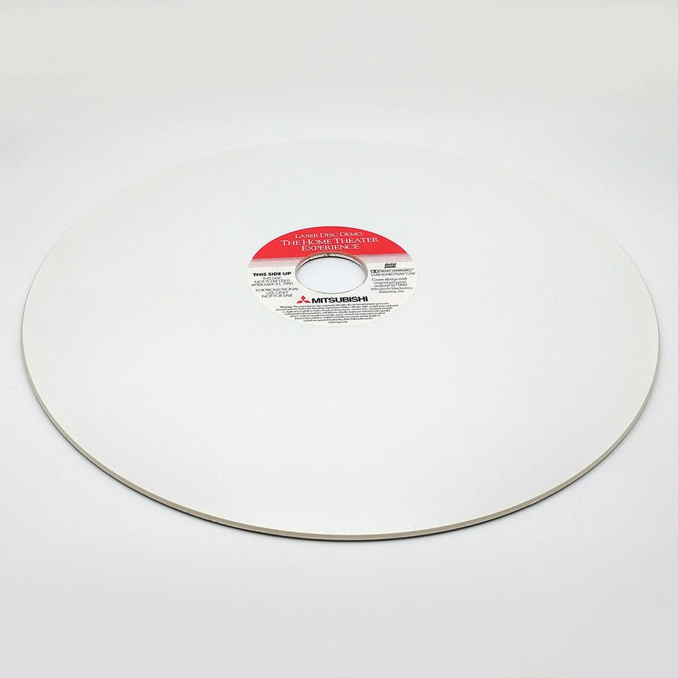 Mitsubishi The Home Theater Experience (1991) / Promo Demo LD Laserdisc / Rare - Image 4 of 4