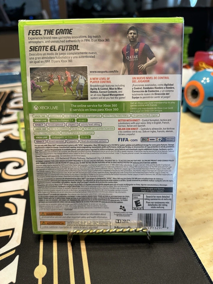 ⚽️⚽️Brand New!!! FIFA 15 (Xbox 360, 2014) Factory Sealed!!!⚽️⚽️ - Image 3 of 3