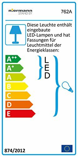 Niermann Standby, Legno, multicolore, 71 x 53 x 7 cm, E14 40watts (N3O)