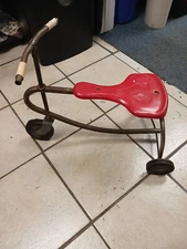 Rare No Pedal Vintage AMF Junior Children’s Tricycle Sissy Bar Steering Wheel
