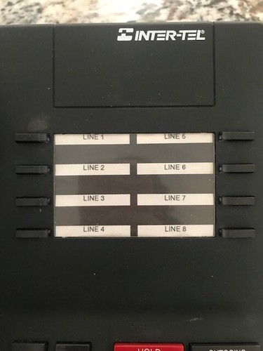 InterTel 520.4300 IP Business Digital Terminal Phone 8 Lines - Picture 3 of 3