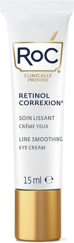 RoC Retinol Correxion Line Smoothing Eye Cream, Reduces Puffiness & Dark Circles - Image 2 of 2