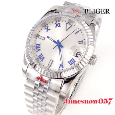 Bliger 36MM/39MM Automatic Watch Men NH35A MIYOTA PT5000 Movement Jubilee Strap