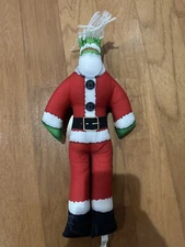 Dammit Doll Santa Suit Green Face Christmas Limited Edition Stress Relief