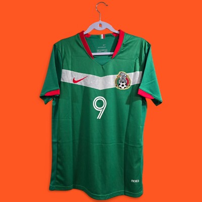 Mexico National Team Home - World Cup 2006 - J. Borgetti # 9 - XL