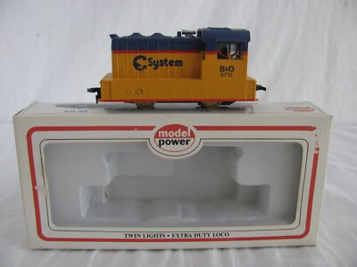Model Power HO Chessie System B&O 6710 Porter Hustler Diesel Locomotive Switcher