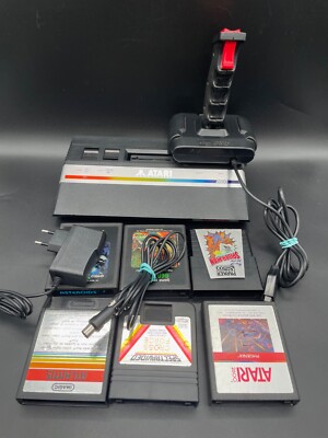Atari 2600 Konsole - # tested & voll funktionsfähig mit 6 Spielen