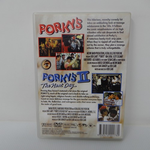 Porky's / Porky's II The Next Day - 2 Disc Set - Region ALL DVD - Picture 2 of 3
