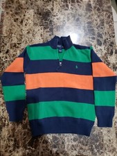 BOY'S POLO RALPH LAUREN PULLOVER LONG SLEEVE SHIRT, YOUTH SIZE L