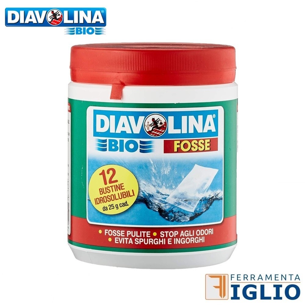 Diavolina Bio Fosse 12 Bustine x6 - Soluzione Fosse Settiche Isolate