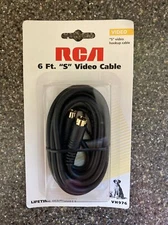 RCA 6 Ft. “S” Video Cable